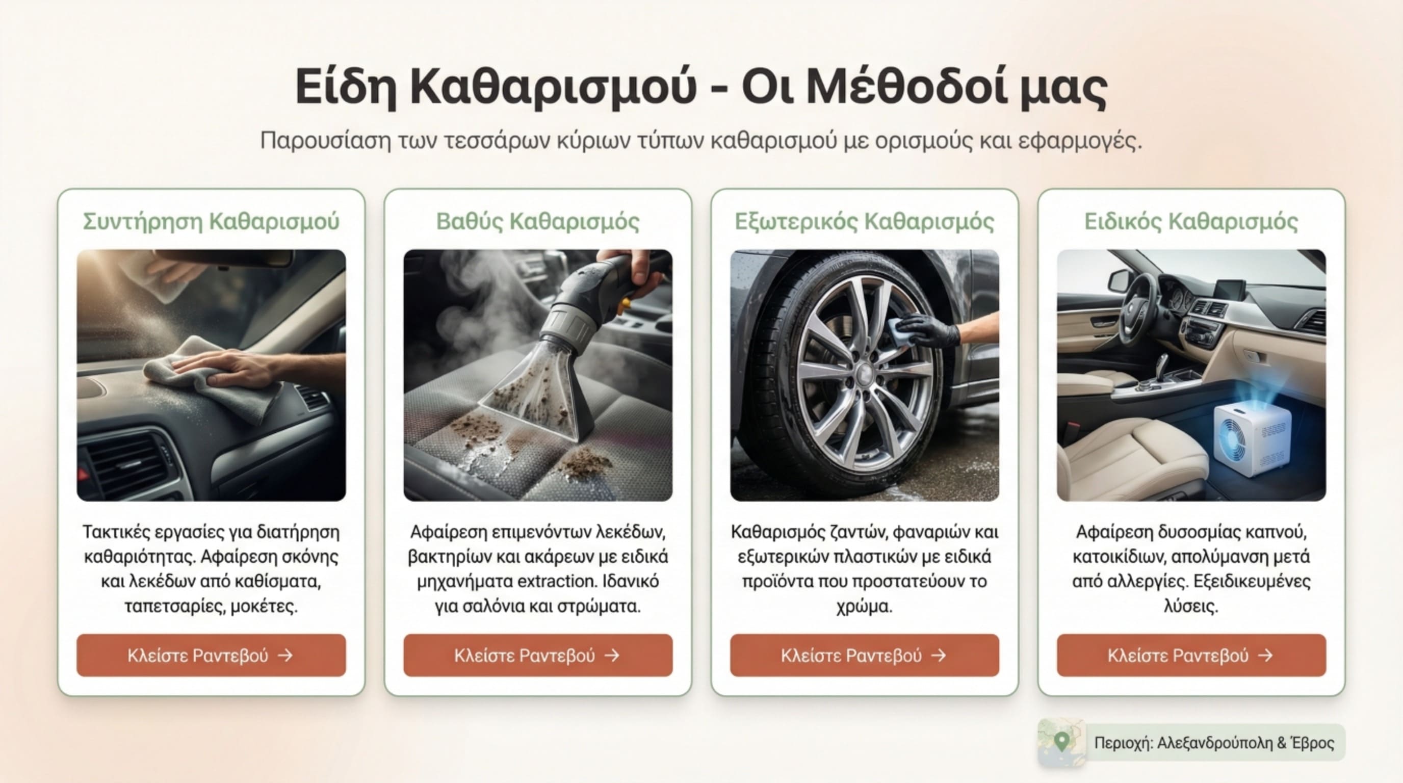 Συντήρηση καθαρισμού - Τακτικές εργασίες για διατήρηση καθαριότητας